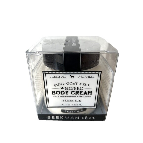 Beekman 1802 Pure Goat Milk "Whipped Body Cream" 8 fl oz. Fresh Air Scent New - Picture 5 of 8